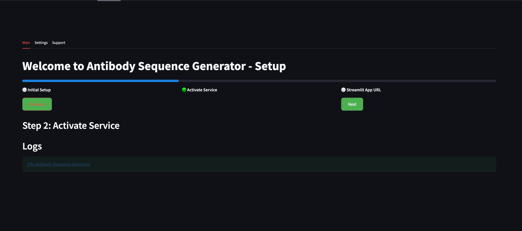 antibody-sequence-generator-setup